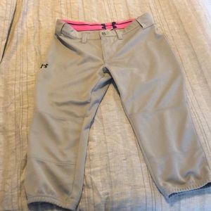 Women’s medium softball capris under armour
